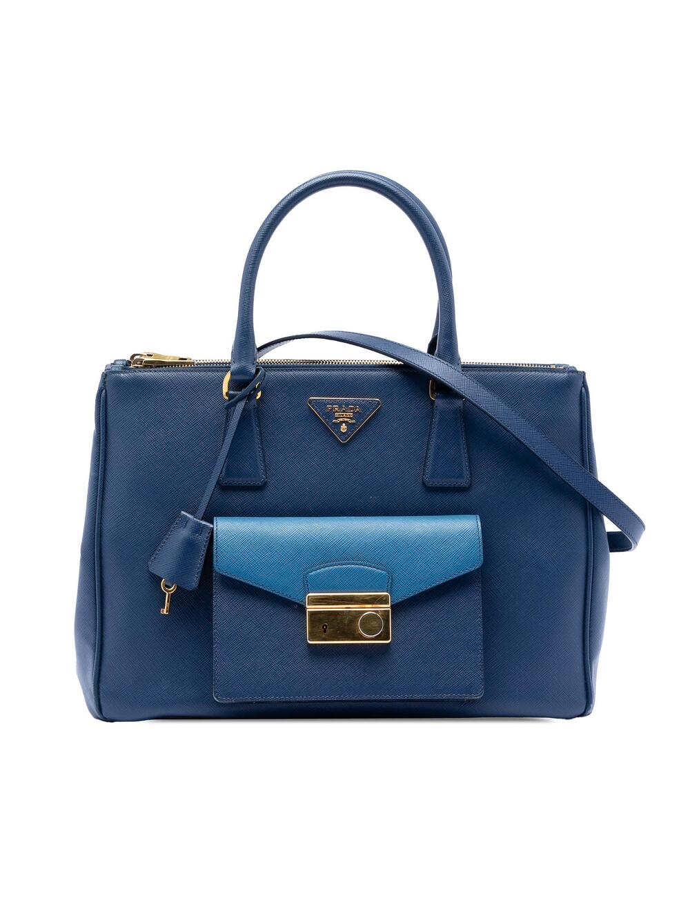 Prada Saffiano Lux Galleria Double Zip #276842P65B